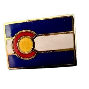 Cloisonne Colorado Lapel Pin
